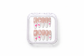 Pink Heart French Medium Almond Daily Press On Nails