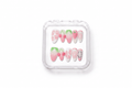 3D Fruit Strawberry Kawaii Short Almond Press On Nails
