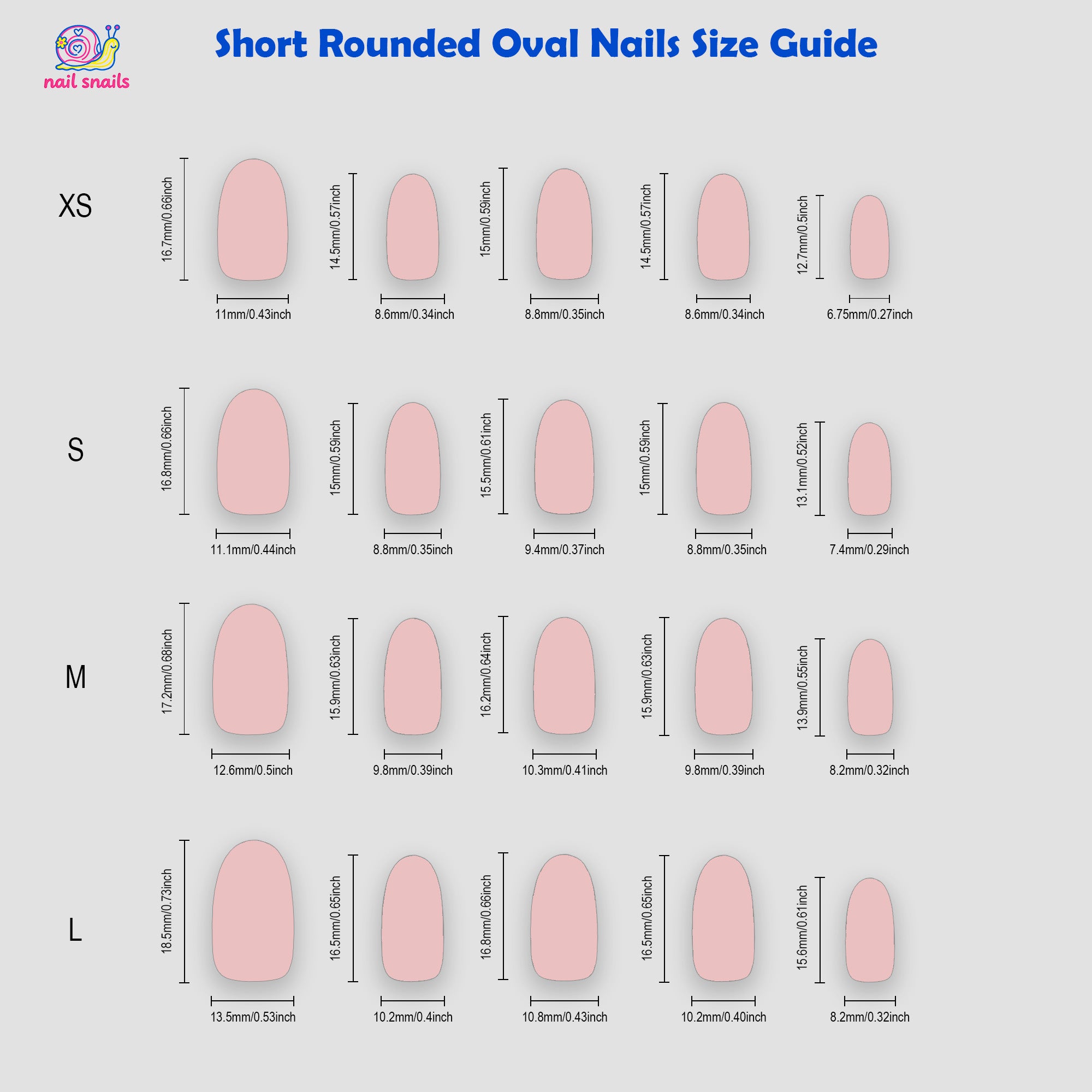 Multi-Color Polka Dot French Short Rounded Oval Daily Nails