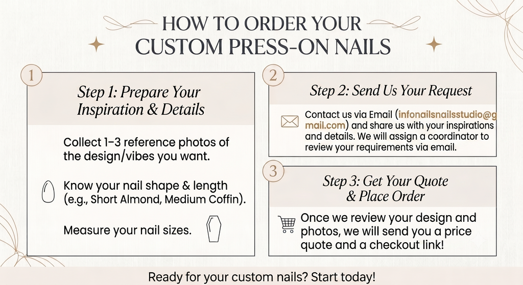 Customize Press-On Nails (Please contact us before placing the order)
